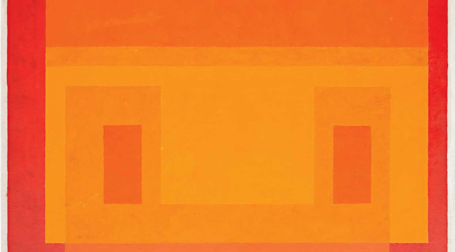 Werk von Josef Albers. Foto: Raum für Kunst im Lindenhof Werk von Josef Albers. Foto: Raum für Kunst im Lindenhof