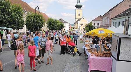 Bauernmarkt in Thaya. Foto: Marktgemeinde Thaya