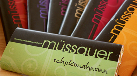 exklusiven Schokoladen. Foto: Konditorei Müssauer