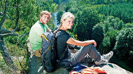 Wandern im Thayatal. Foto: Waldviertel Tourismus, Robert Herbst